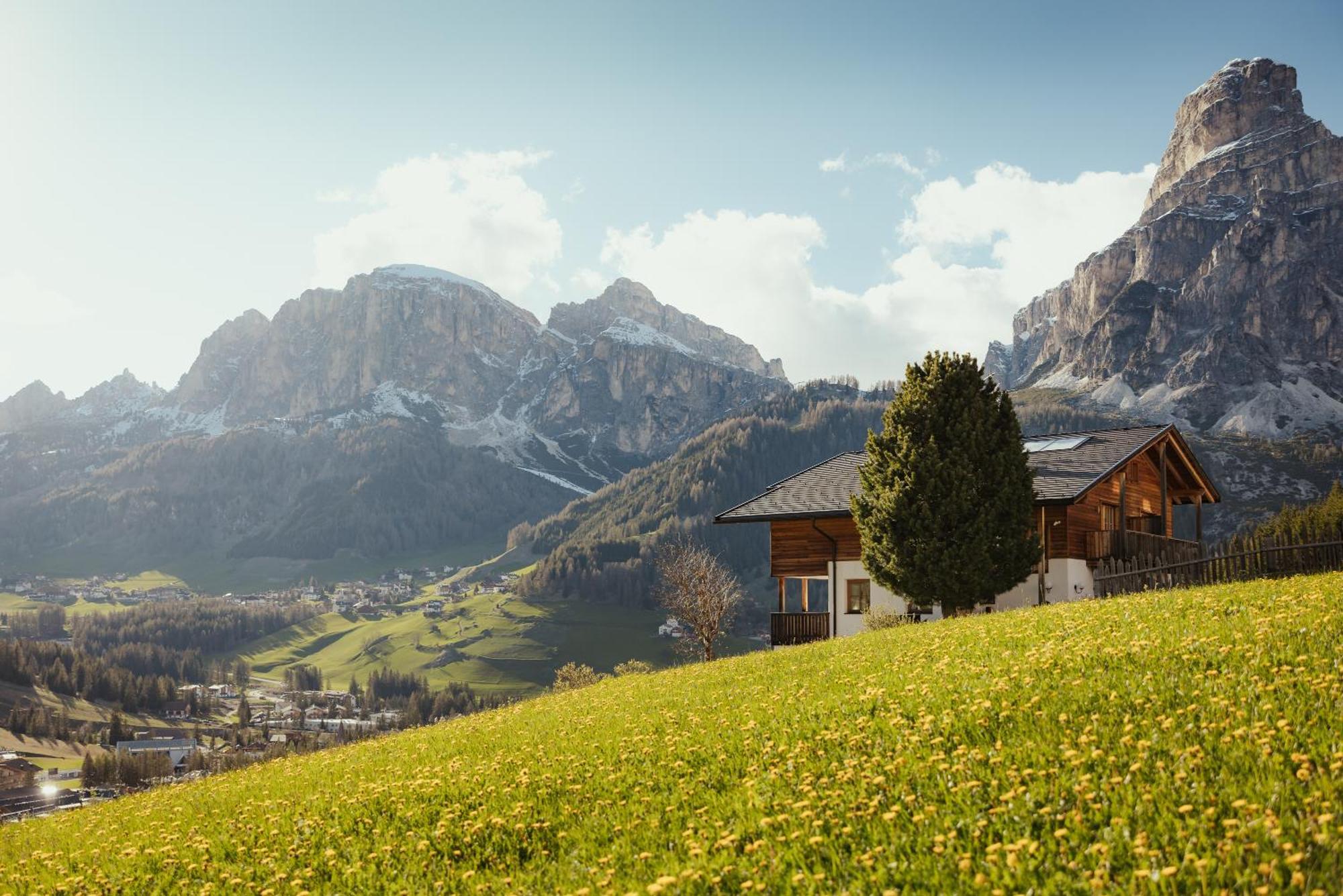 Refugium Laflu Apartments Corvara In Badia Exterior foto